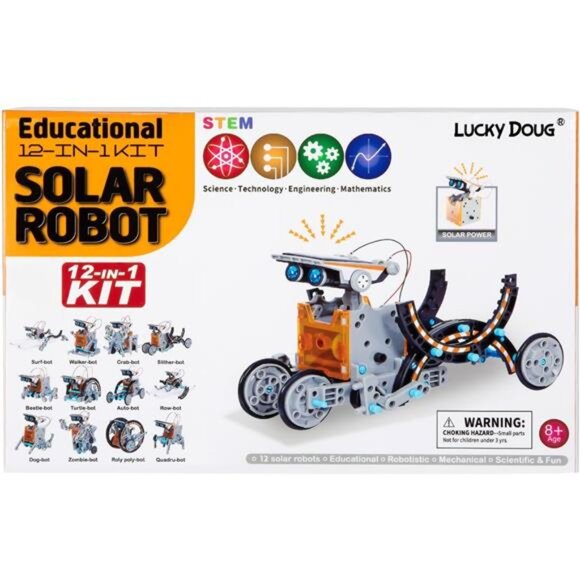 Solar Power Kits Toys for Boys Ages 8-13, STEM Robot Kit Toys Gifts for Kids - Picture 3 of 7